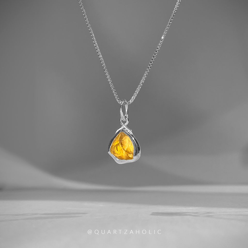 Mặt dây Freeset Citrine
