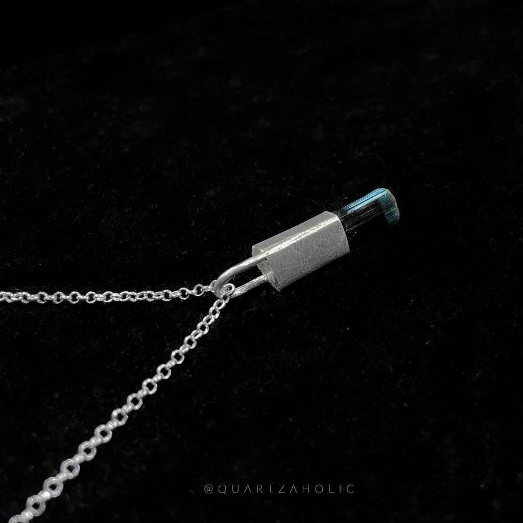 Mặt Dây Talisman Blue Tourmaline