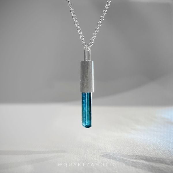  Mặt Dây Talisman Blue Tourmaline 