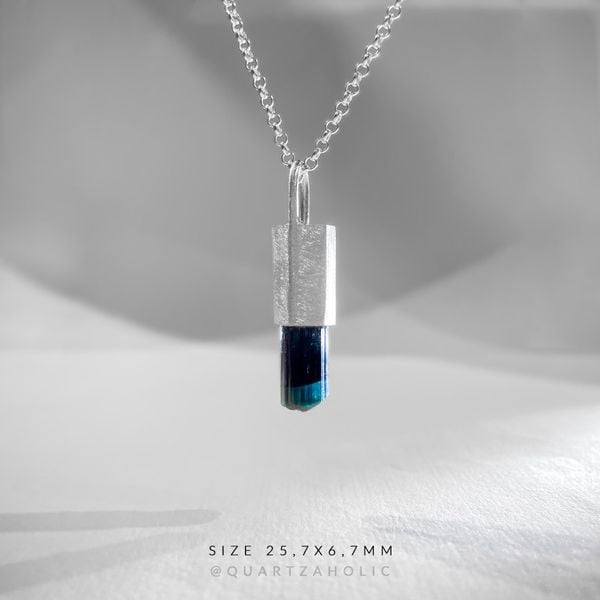  Mặt Dây Talisman Blue Tourmaline 