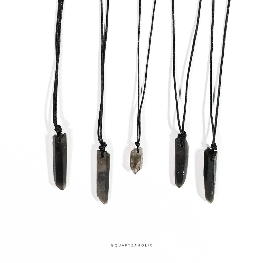 Dây Chuyền Sliding Smoky Quartz