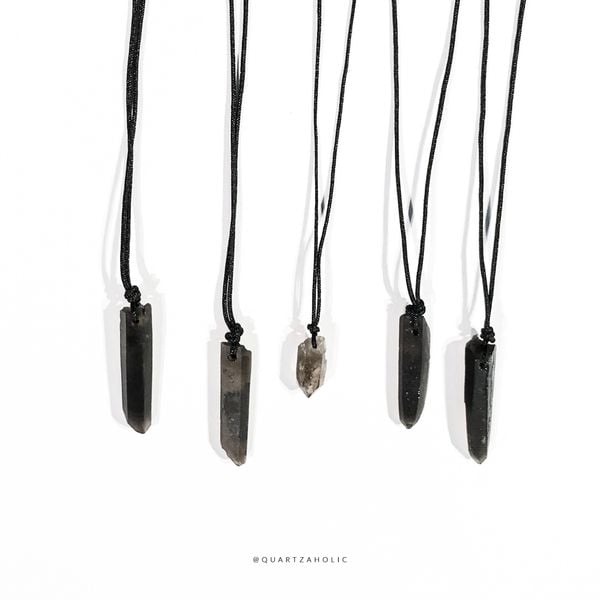  Dây Chuyền Sliding Smoky Quartz 