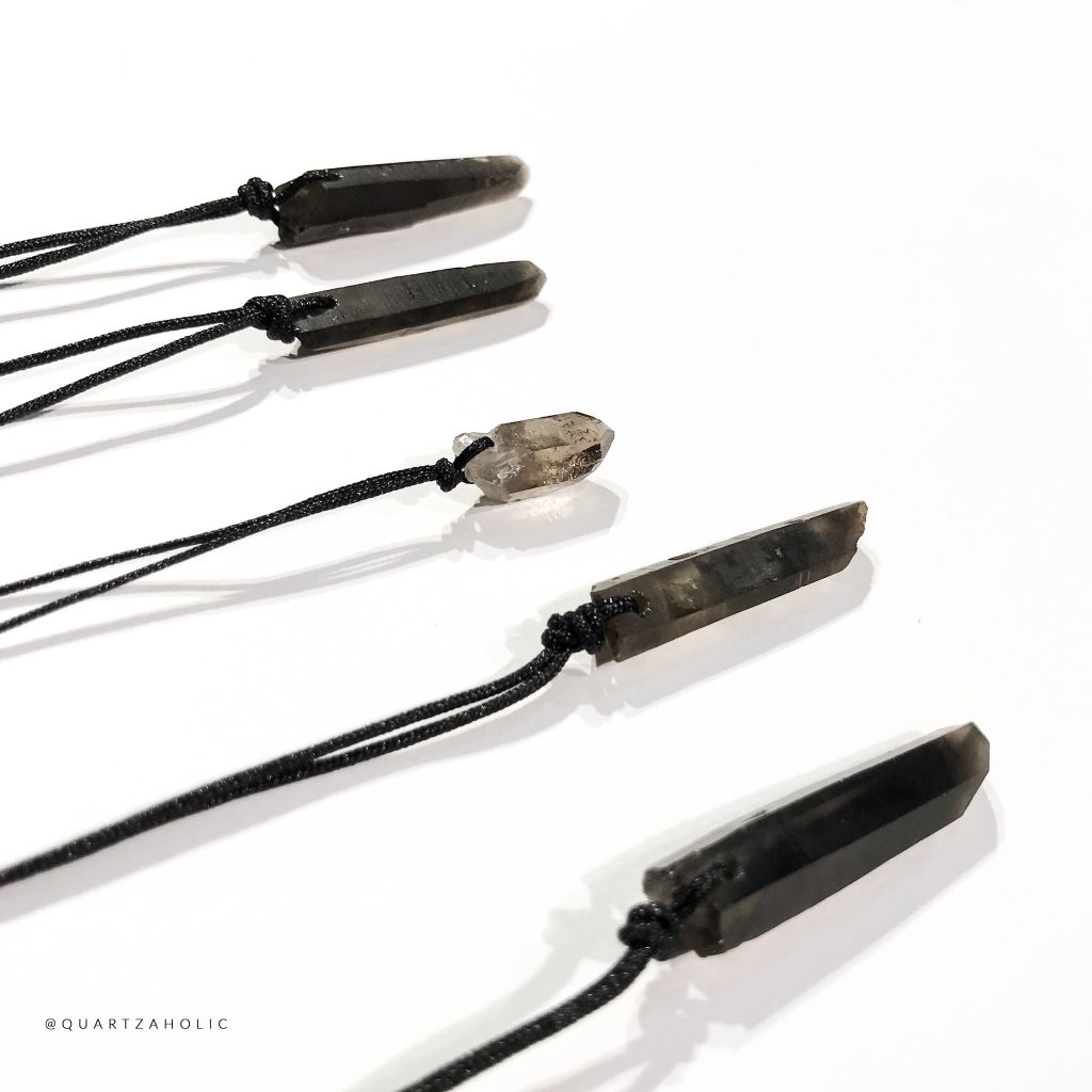 Dây Chuyền Sliding Smoky Quartz