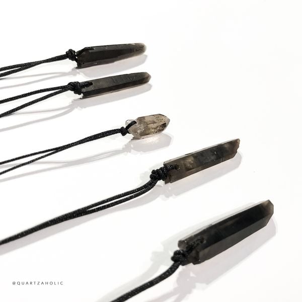  Dây Chuyền Sliding Smoky Quartz 