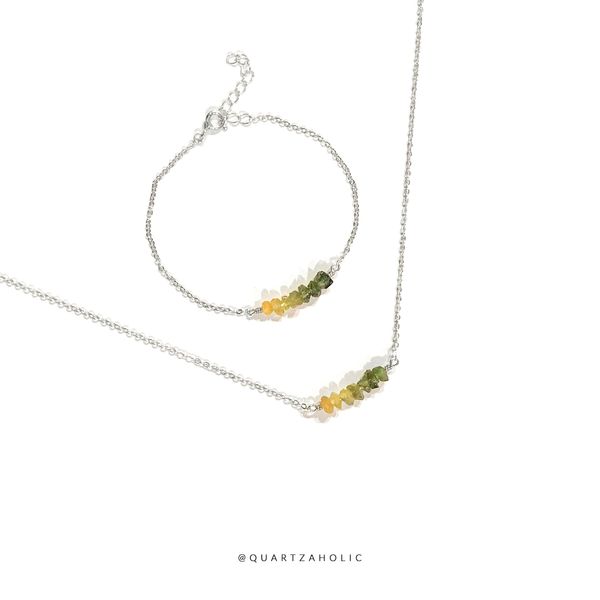  Dây Chuyền Line Ombre Sapphire 