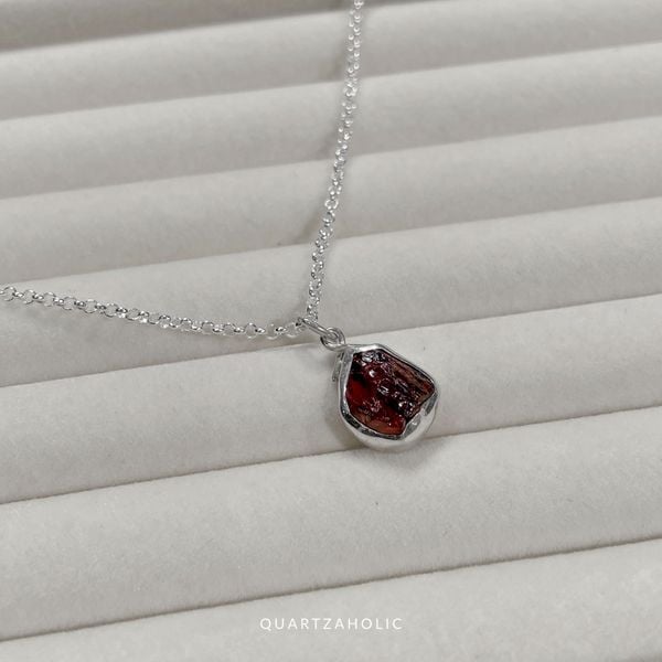  Mặt Dây Freeset Garnet 
