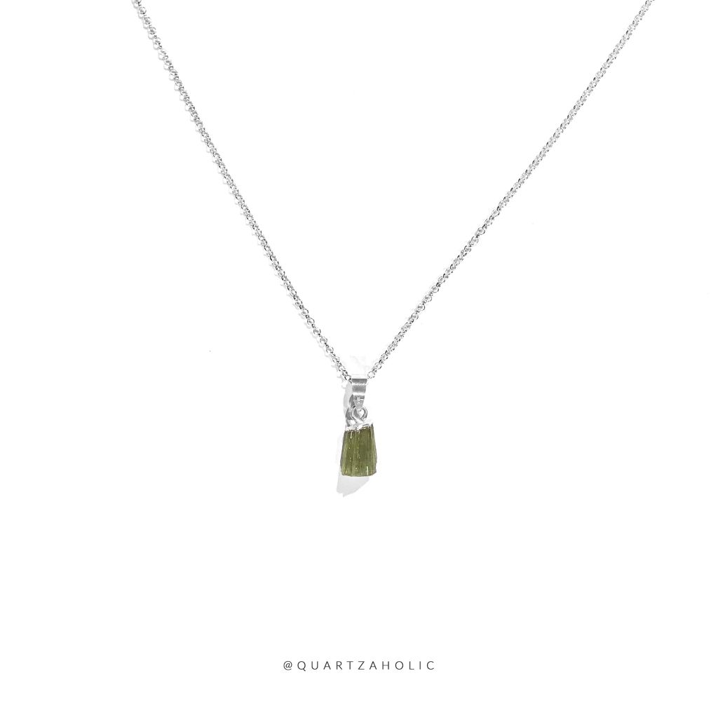 Mặt Dây Olive Tourmaline