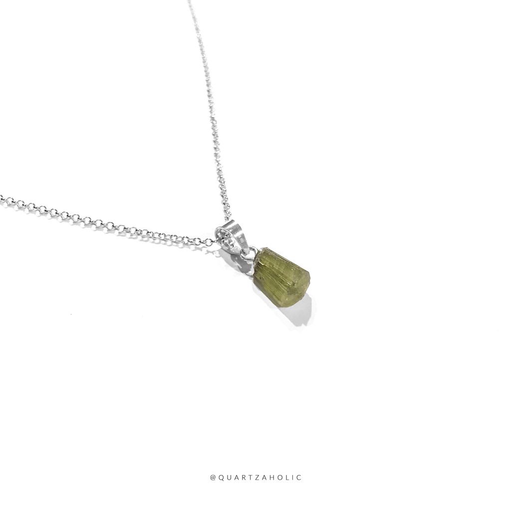 Mặt Dây Olive Tourmaline