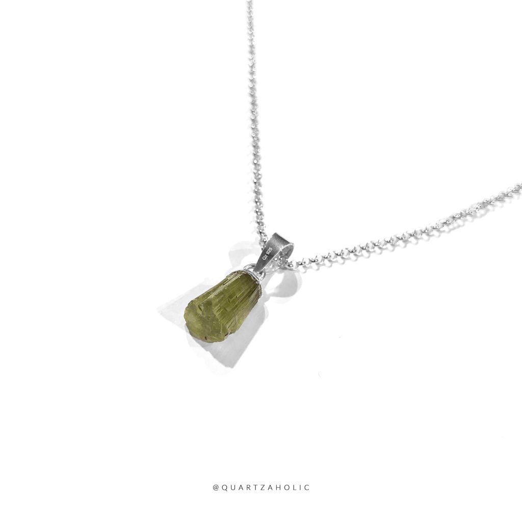 Mặt Dây Olive Tourmaline