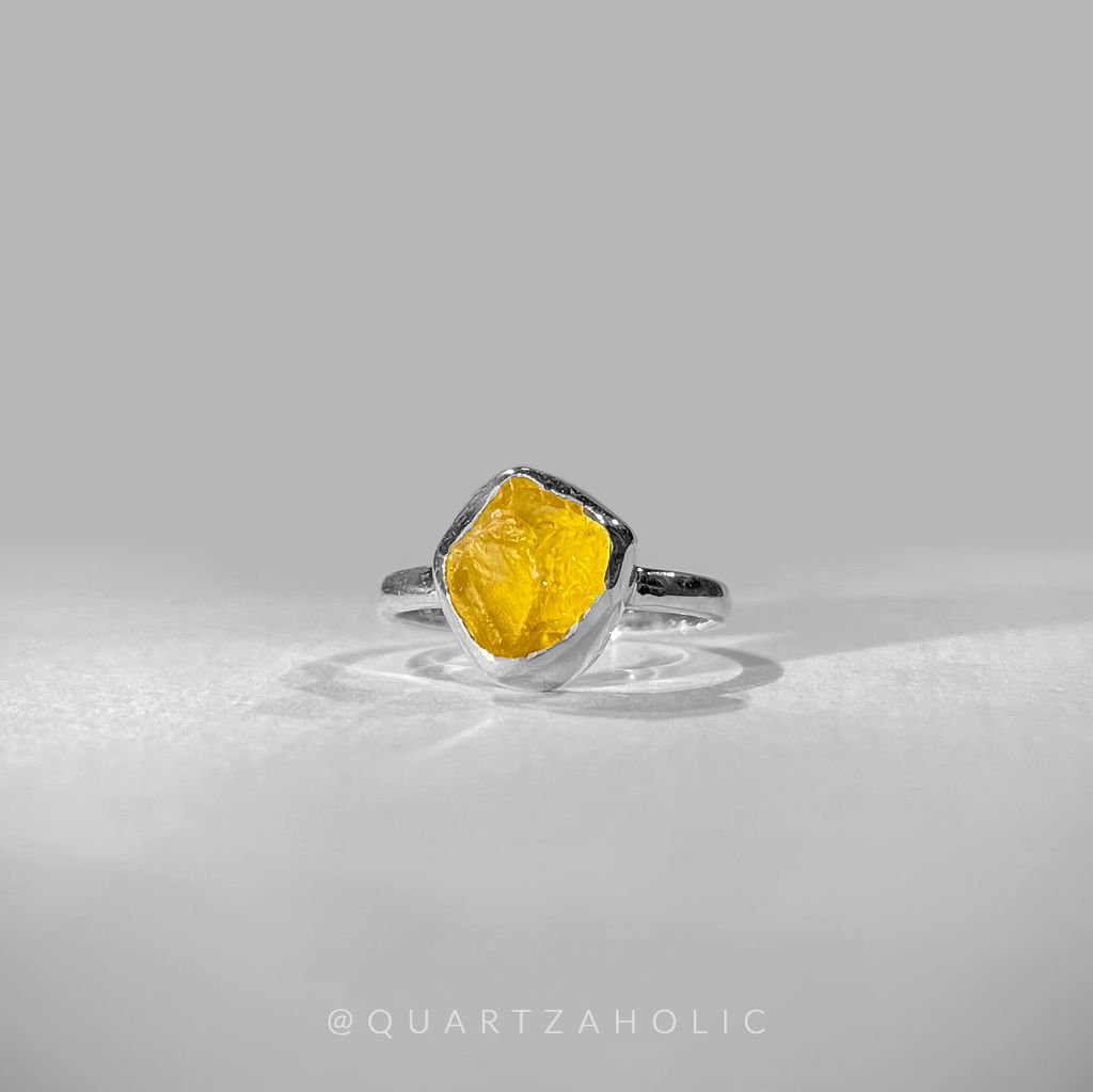 Nhẫn Freeset Citrine
