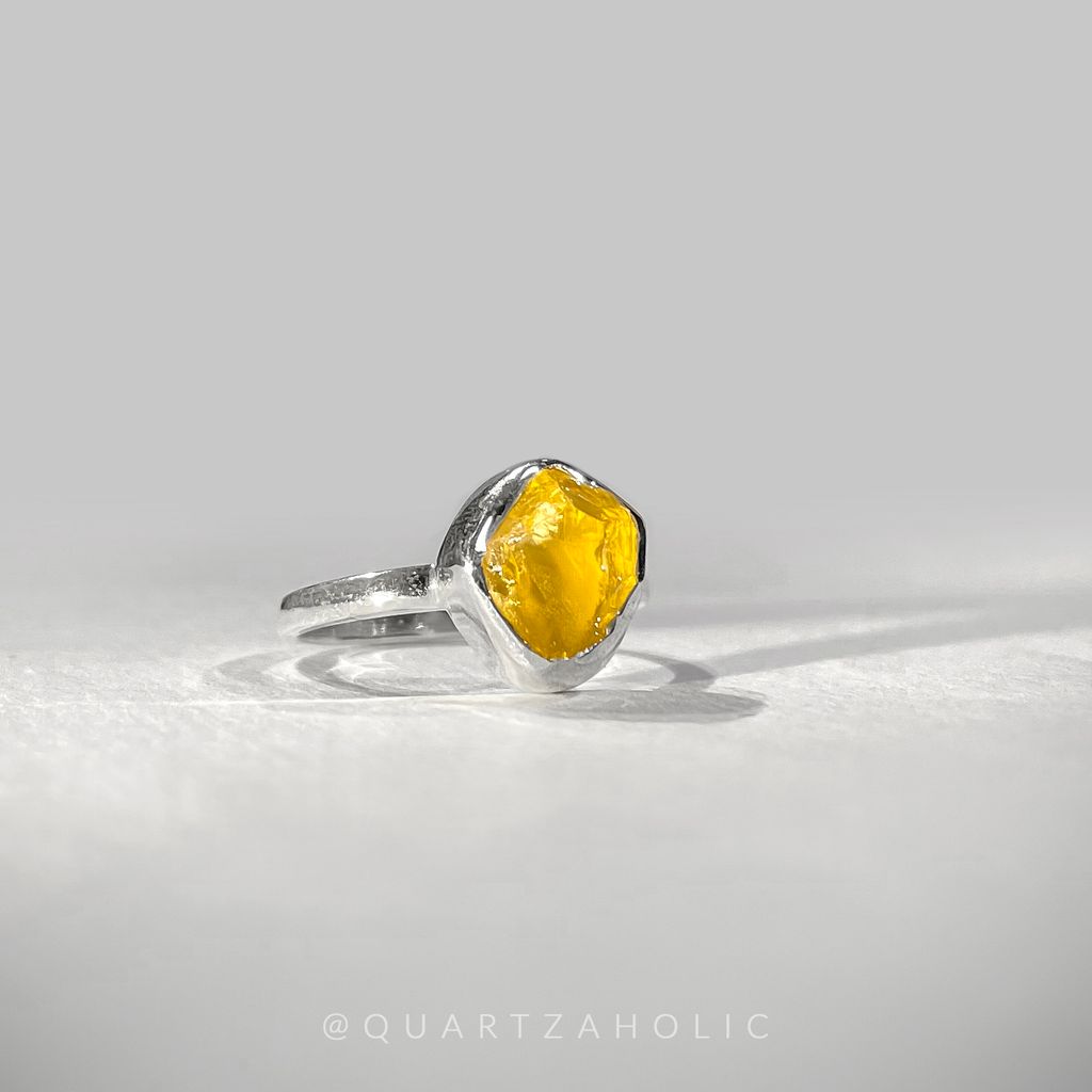 Nhẫn Freeset Citrine