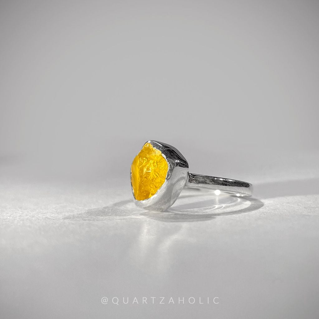 Nhẫn Freeset Citrine
