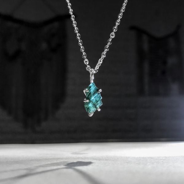  Mặt Dây Claws Indicolite Tourmaline 