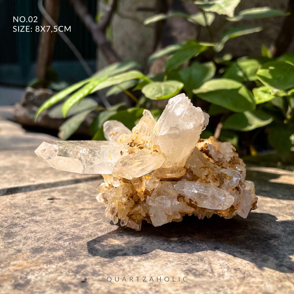 Cụm tinh thể Clear Quartz