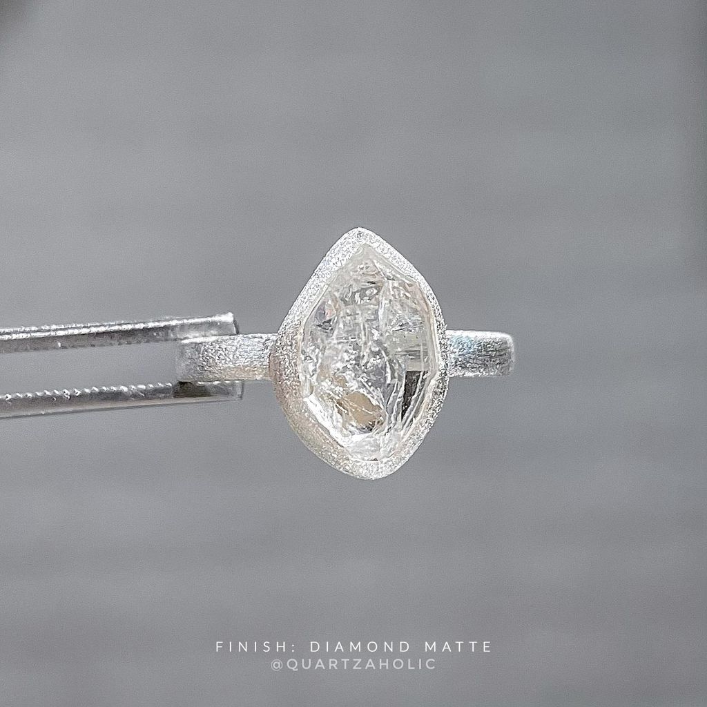 Nhẫn Freeset Herkimer Diamond