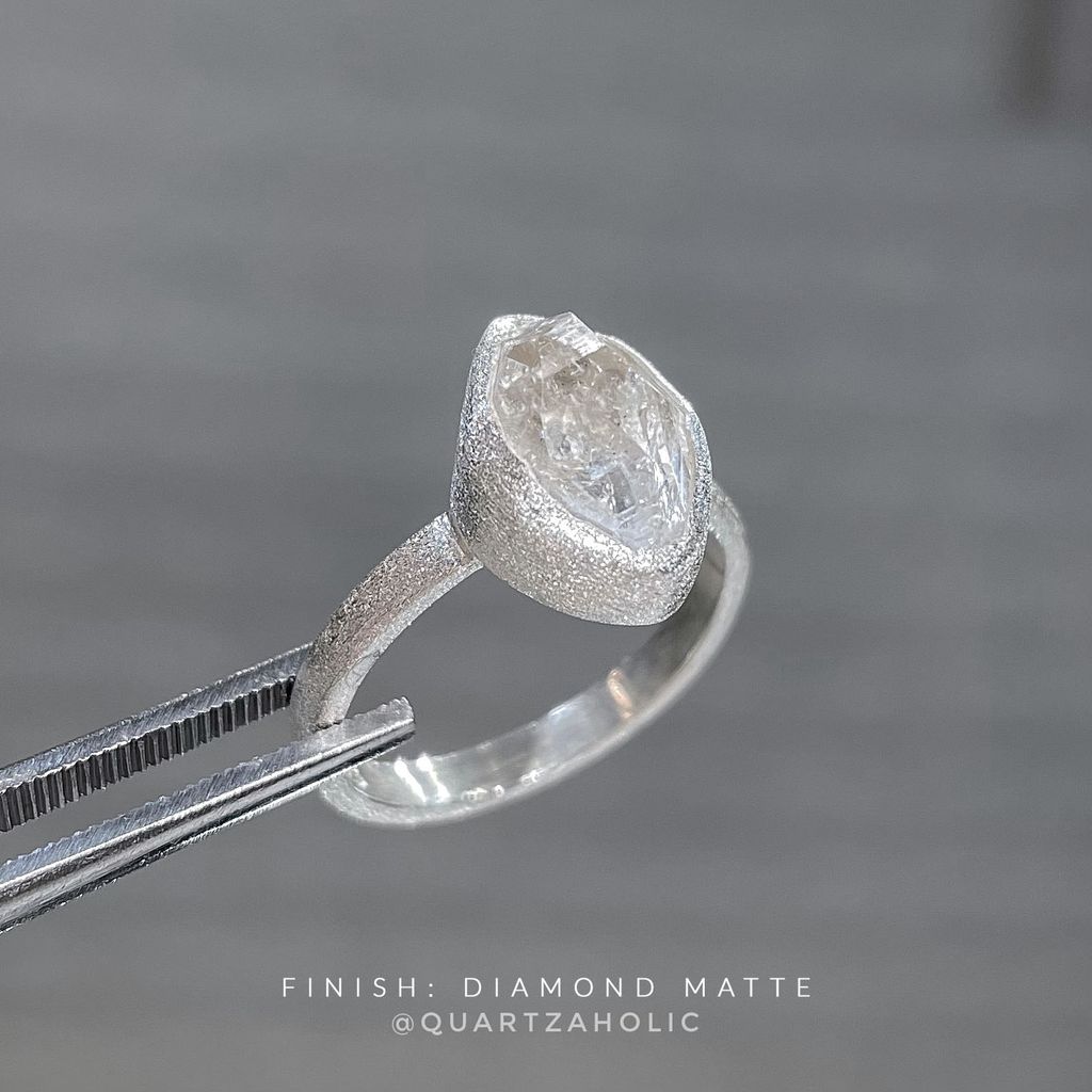Nhẫn Freeset Herkimer Diamond