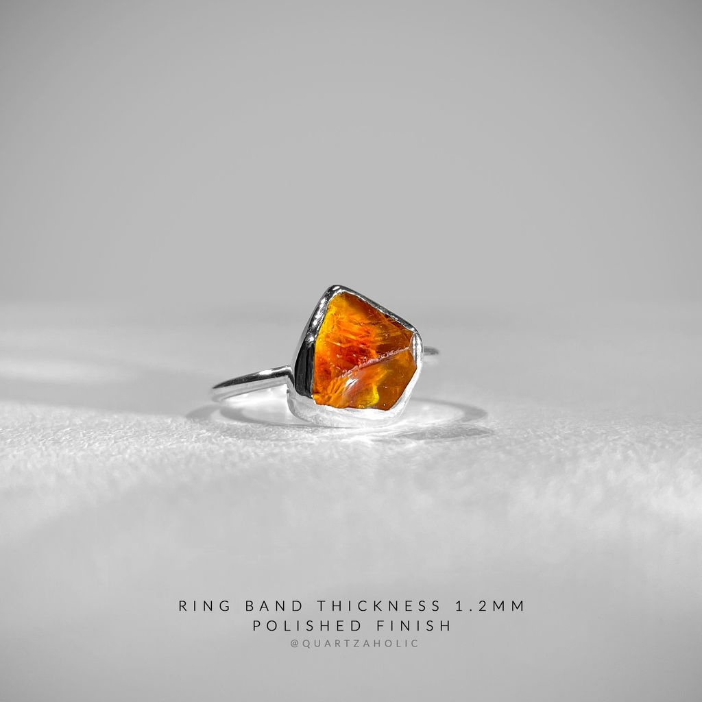 Nhẫn Freeset Brandy Citrine