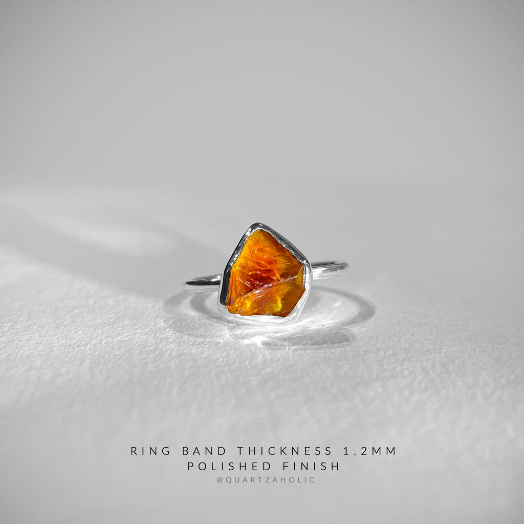 Nhẫn Freeset Brandy Citrine