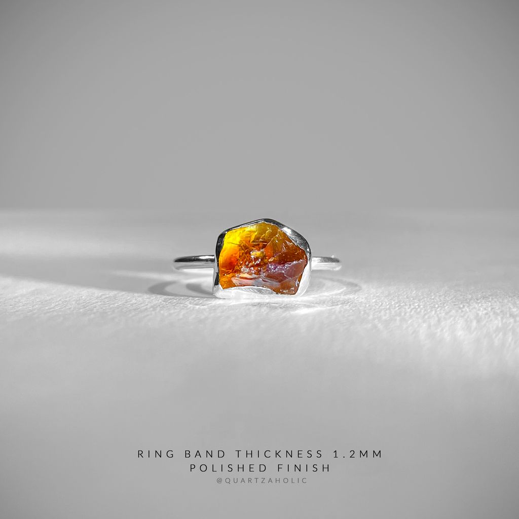 Nhẫn Freeset Brandy Citrine