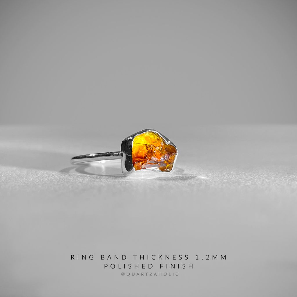 Nhẫn Freeset Brandy Citrine