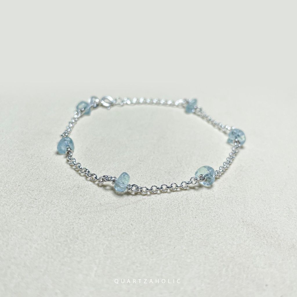 Vòng Tay Pure Aquamarine