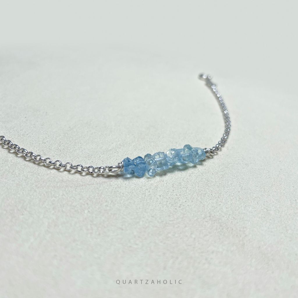 Vòng Tay Line Aquamarine