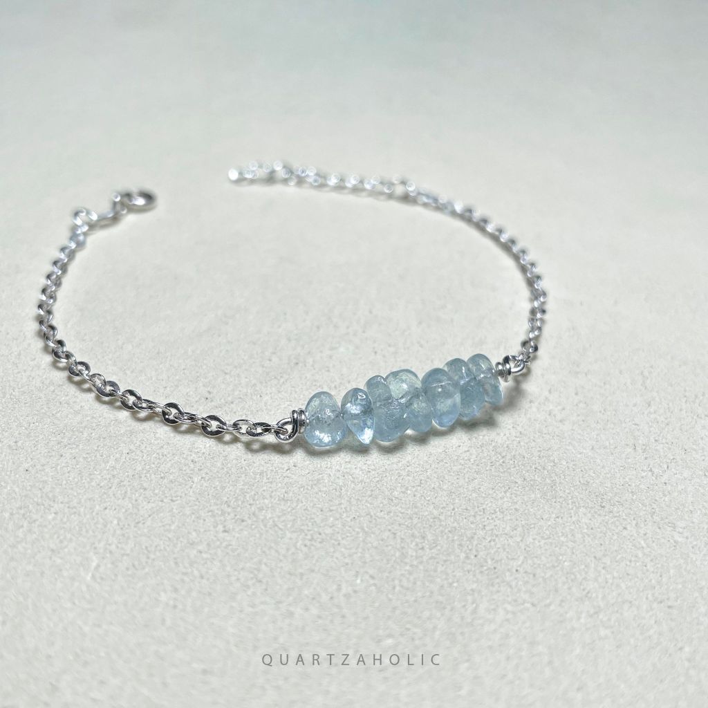 Vòng Tay Line Aquamarine