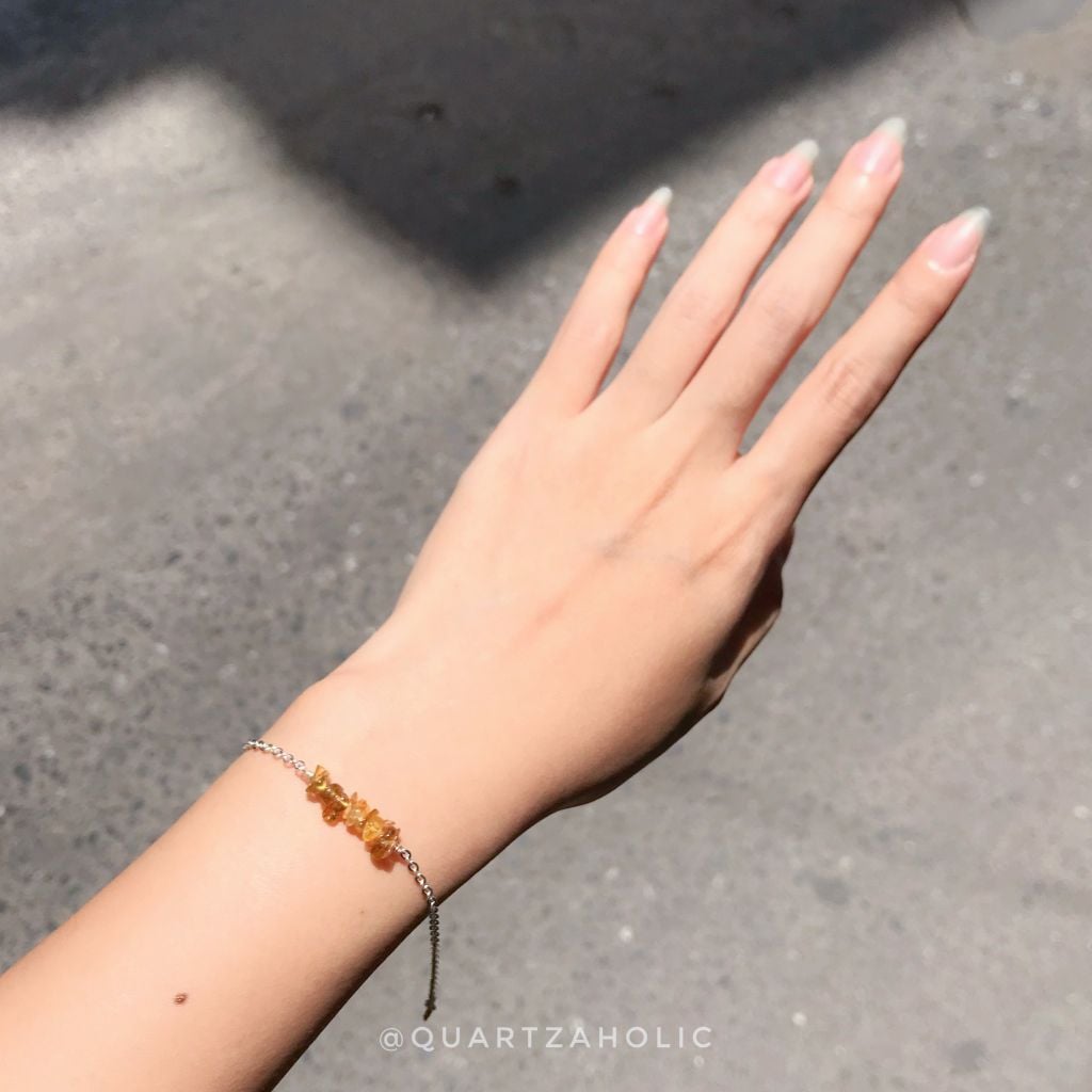 Vòng Tay Line Tumbled Tourmaline