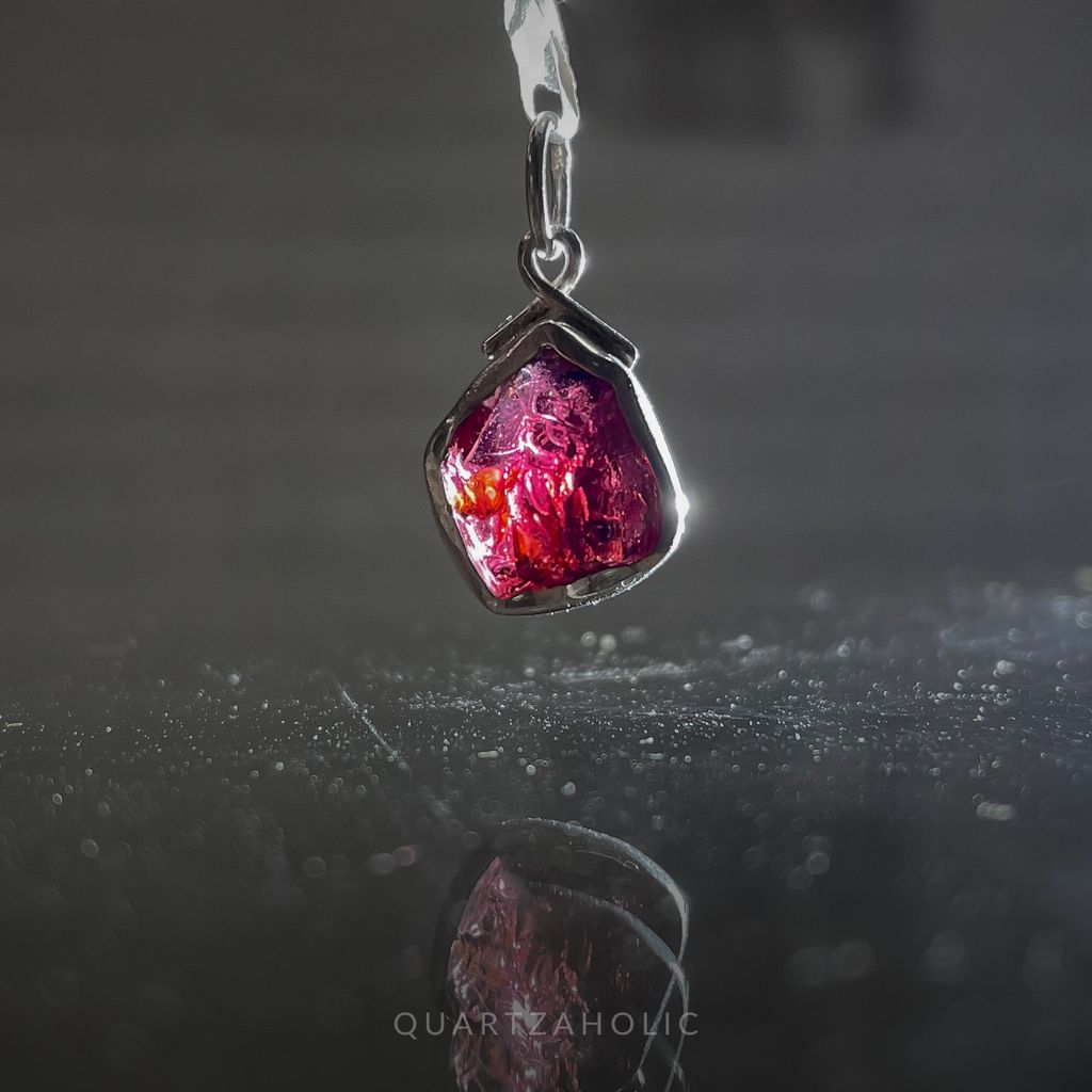 Mặt Dây Freeset Garnet