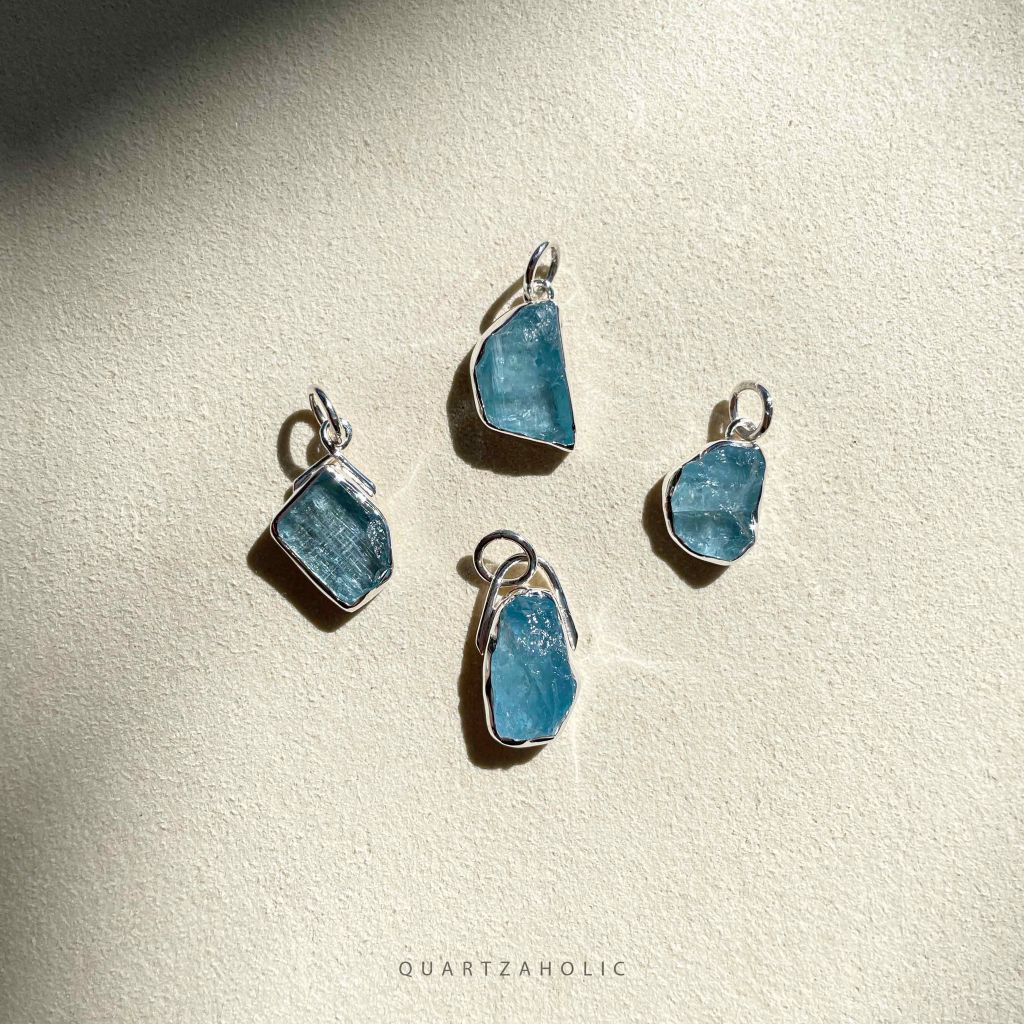 Mặt Dây Freeset Aquamarine
