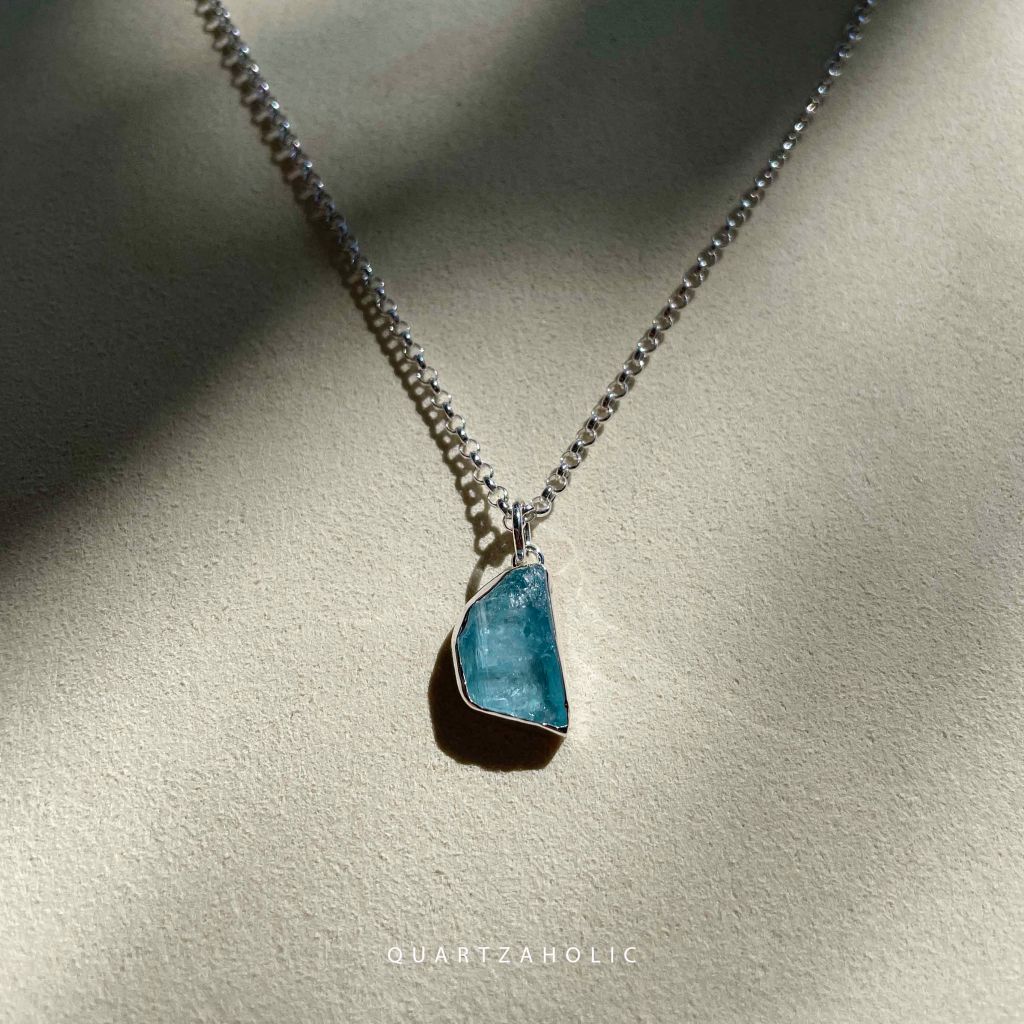 Mặt Dây Freeset Aquamarine