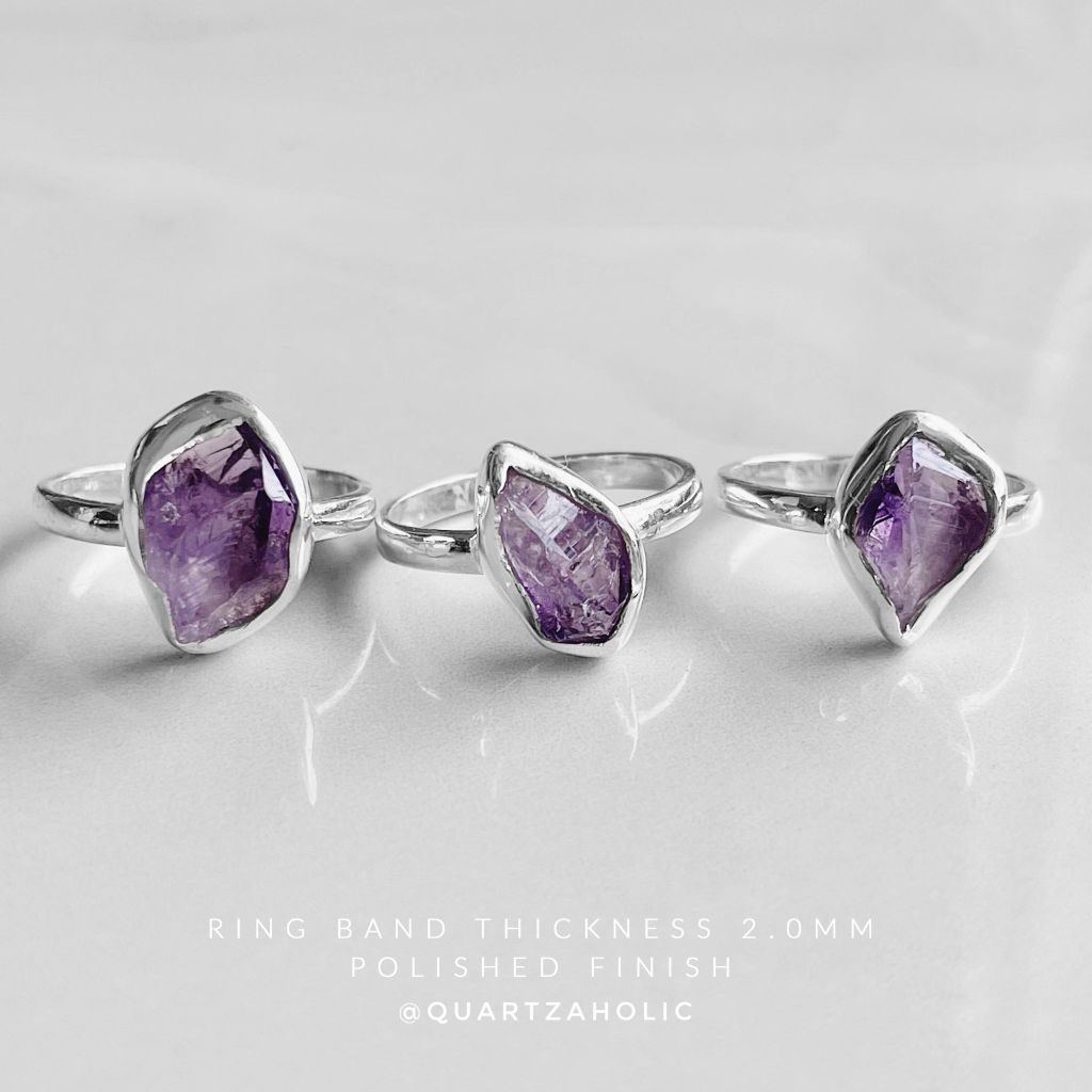 Nhẫn Freeset Amethyst