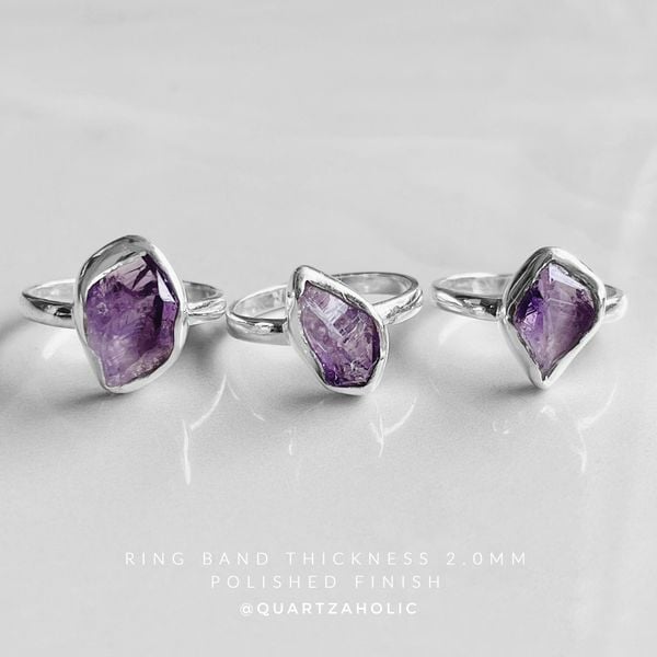  Nhẫn Freeset Amethyst 