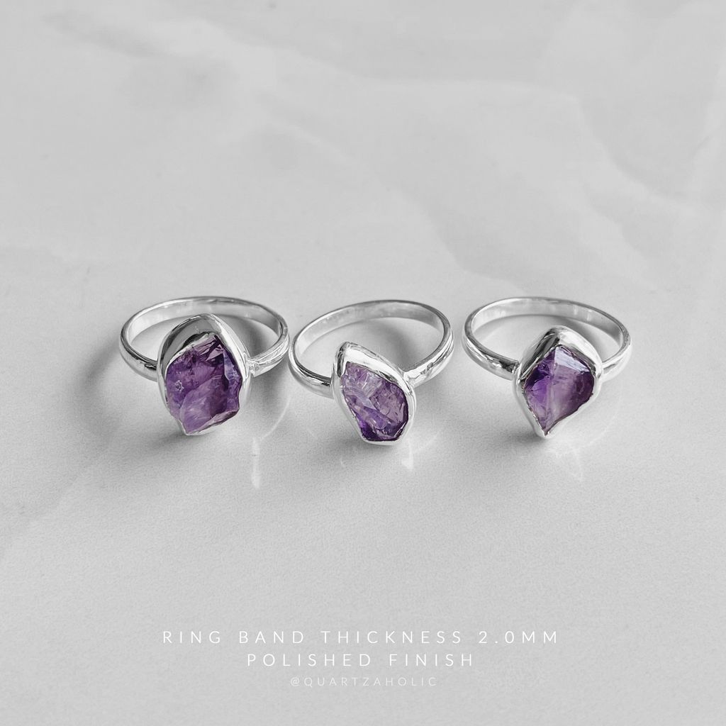 Nhẫn Freeset Amethyst