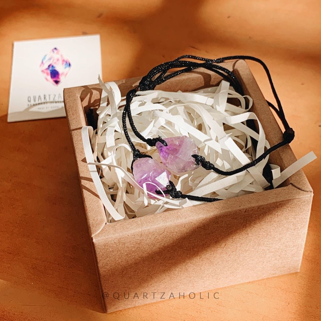 Vòng Tay Sliding Amethyst