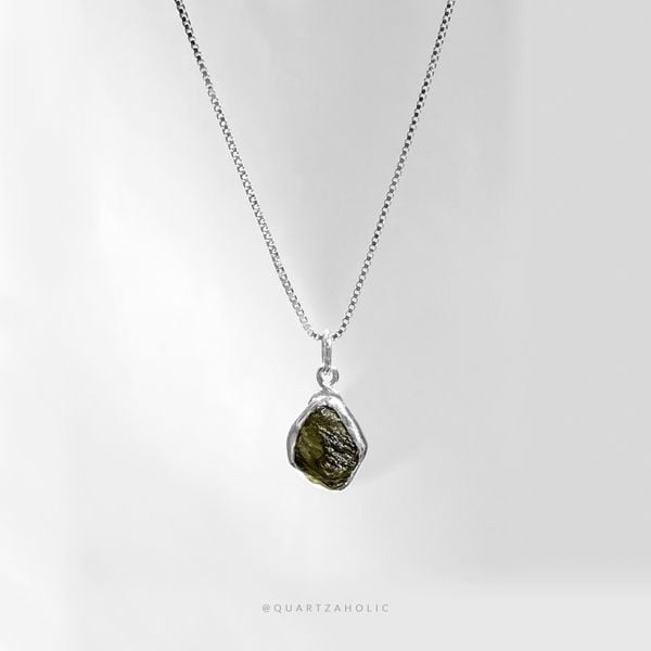 Mặt Dây Freeset Moldavite 
