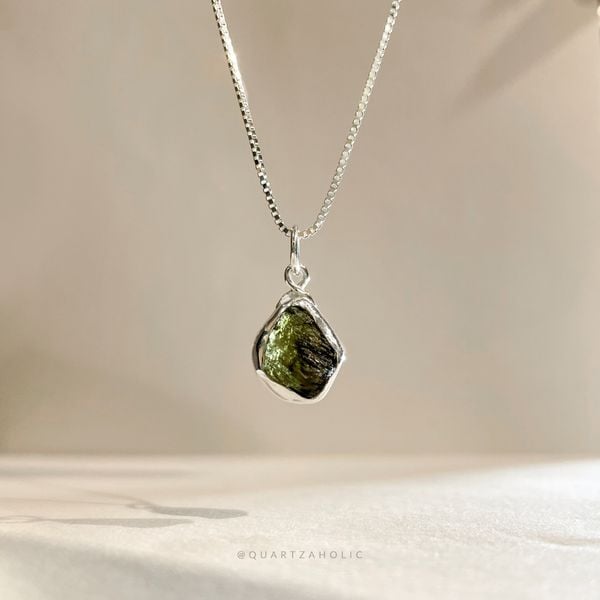  Mặt Dây Freeset Moldavite 