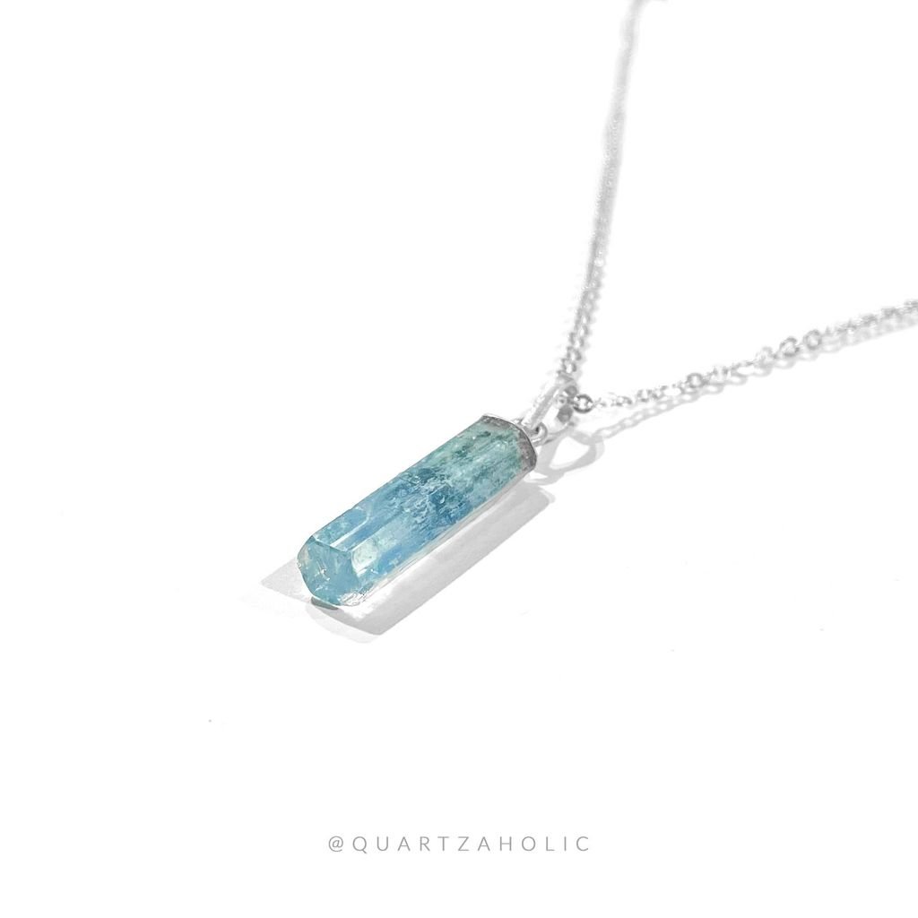 Mặt Dây Top Drill Aquamarine