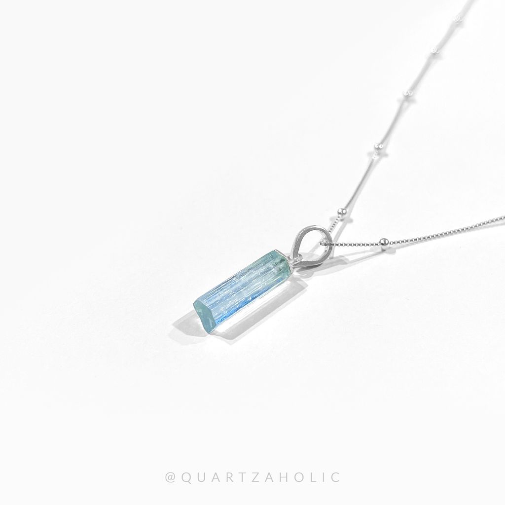 Mặt Dây Top Drill Aquamarine