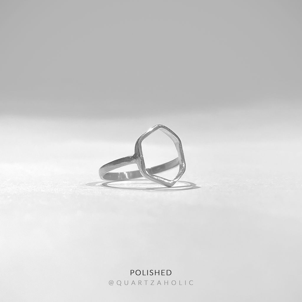 Nhẫn Silver Hexagon