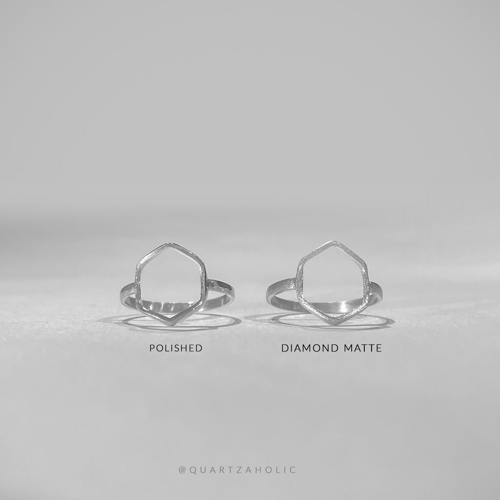 Nhẫn Silver Hexagon