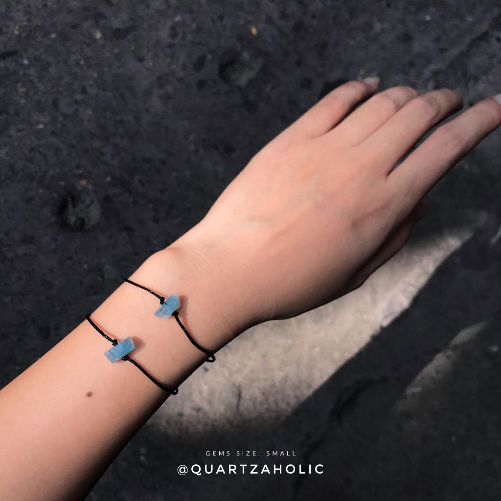 Vòng Tay Sliding Aquamarine