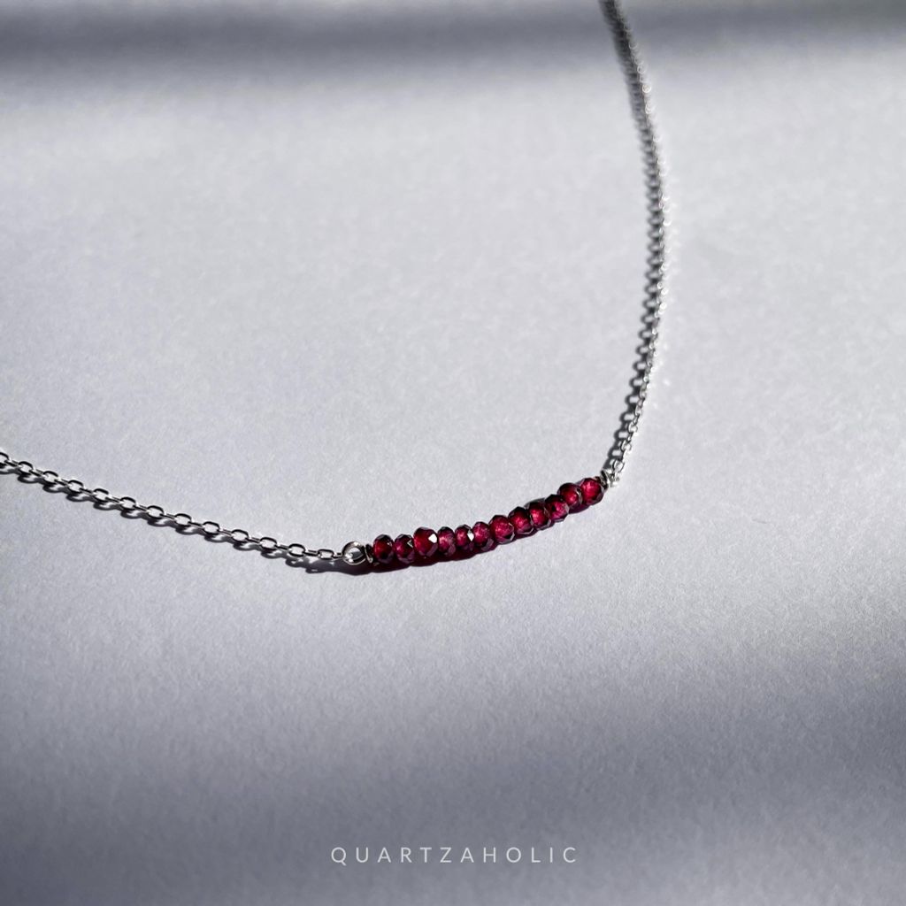 Dây Chuyền Line Garnet