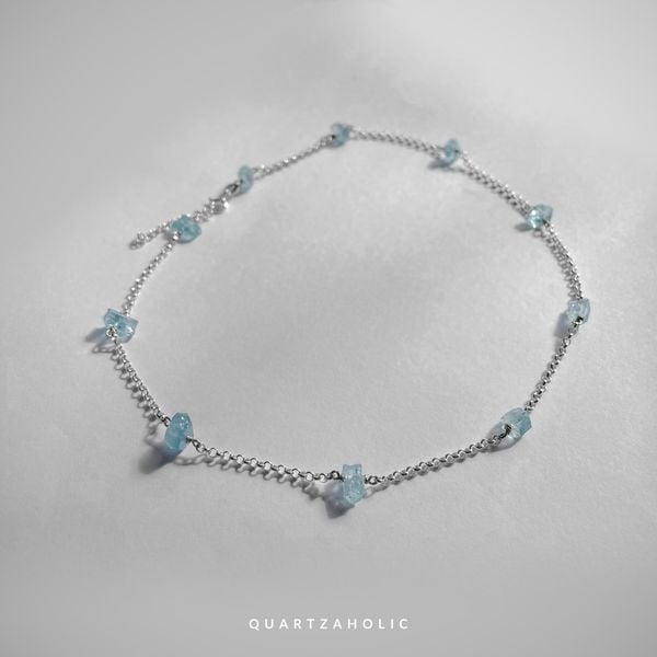  Dây Chuyền Choker Pure Aquamarine 