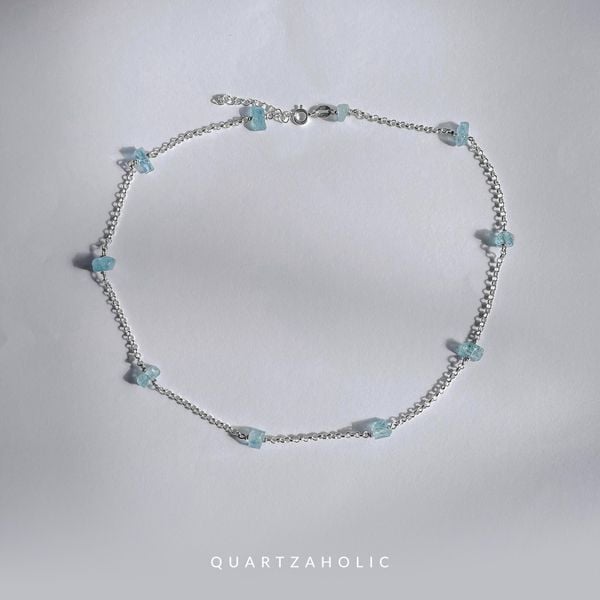 Dây Chuyền Choker Pure Aquamarine 