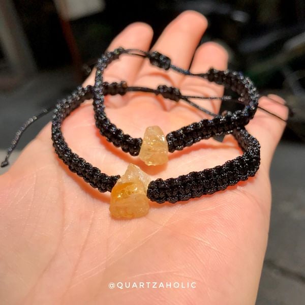  Vòng Tay Macrame Citrine 