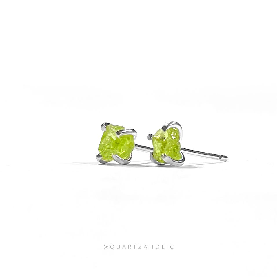 Bông Tai Stud Peridot