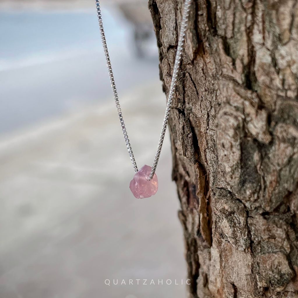 Dây chuyền Basic Rose Quartz