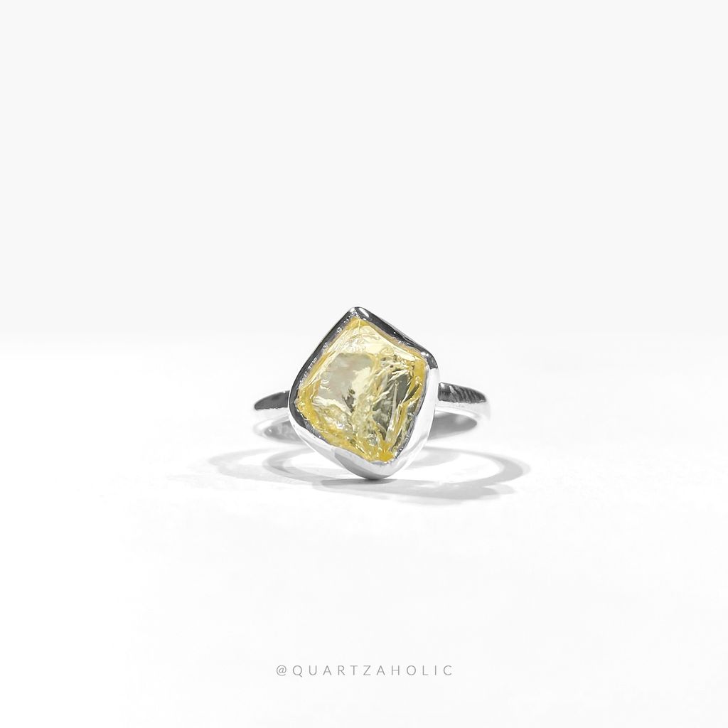Nhẫn Freeset Lemon Quartz
