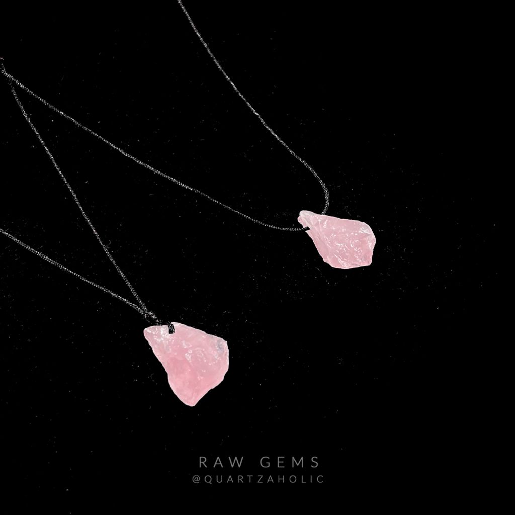 Dây Chuyền Sliding Rose Quartz